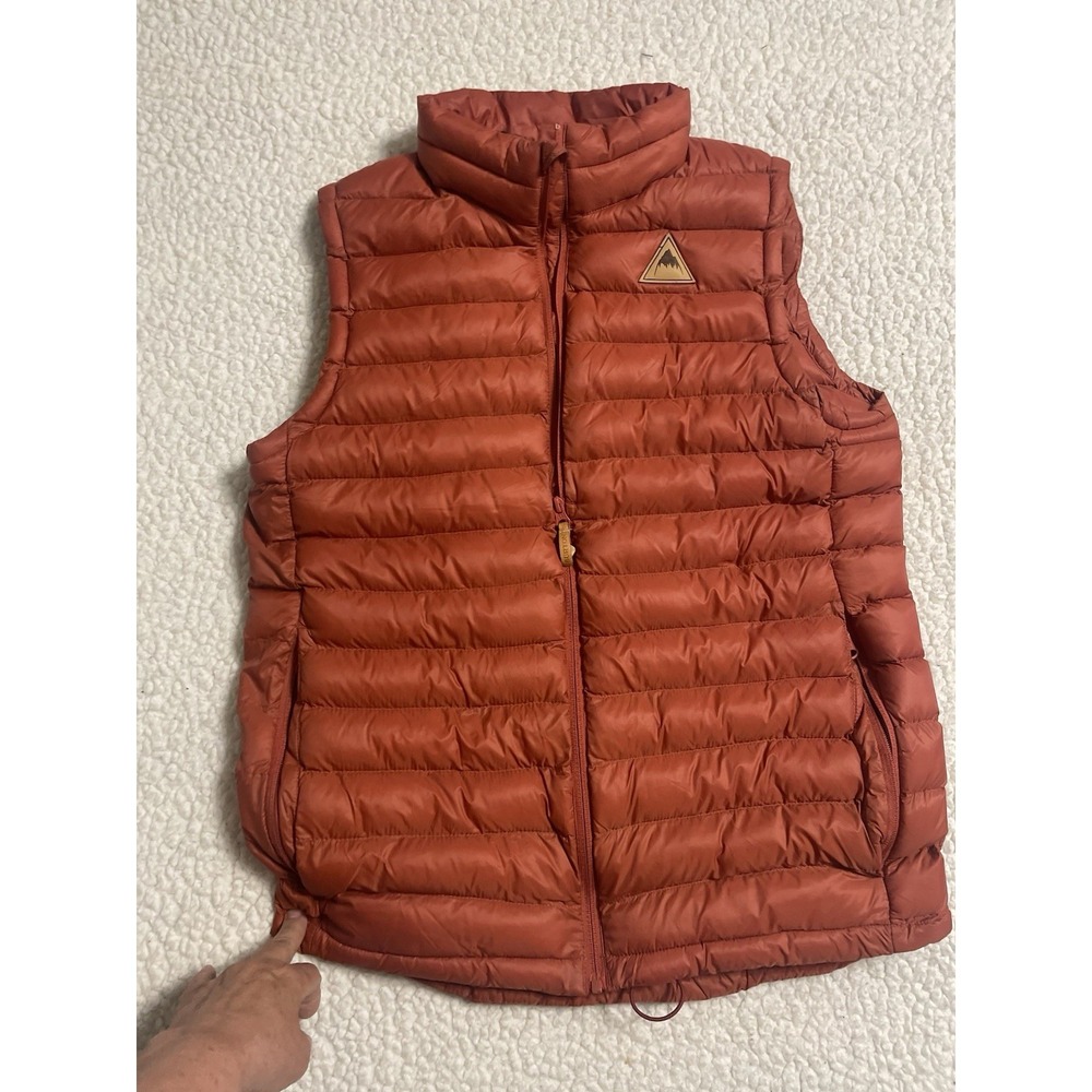 BURTON Evergreen Insulated Vest, Men's size Medium, Burn Orange